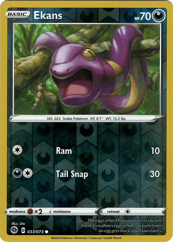 Ekans 33 / 73 Reverse Holo champions-path-rh-20