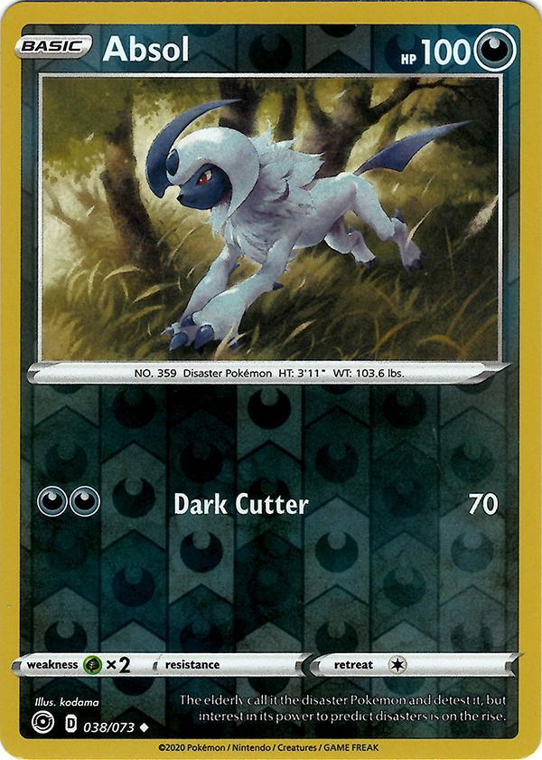 Absol 38 / 73 Reverse Holo champions-path-rh-25