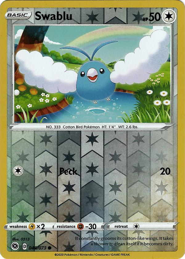 Swablu 48 / 73 Reverse Holo champions-path-rh-35