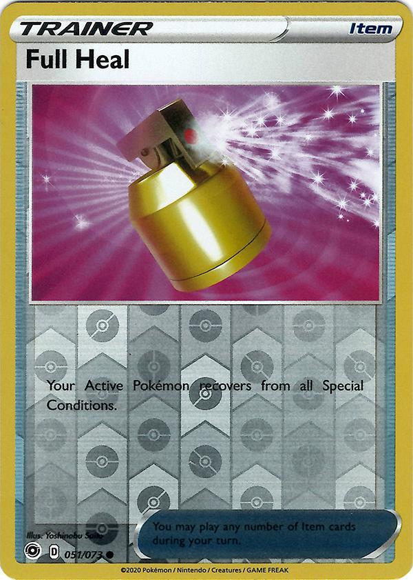 Full Heal 51 / 73 Reverse Holo champions-path-rh-38