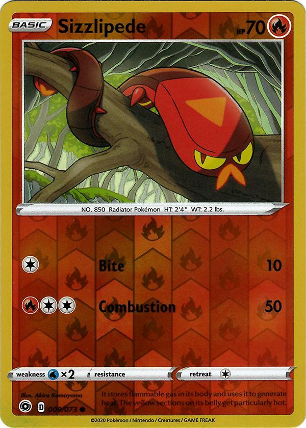 Sizzlipede 9 / 73 Reverse Holo champions-path-rh-6