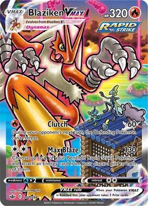 Blaziken VMAX (Alternate Art Secret) 201/198 chilling-reign-201