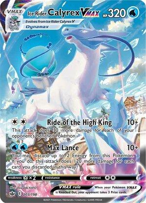 Ice Rider Calyrex VMAX (Alternate Art Secret) 203/198