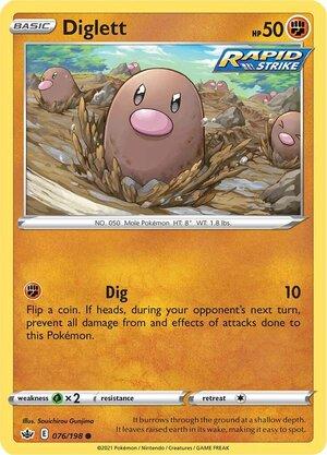 Diglett 076/198 chilling-reign-76