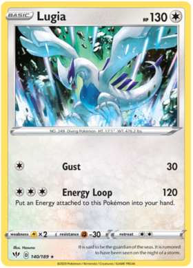 Lugia 140 /189 darkness-ablaze-140