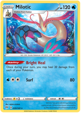 Milotic 39 /189 darkness-ablaze-39