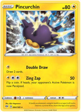 Pincurchin 64 /189 darkness-ablaze-64