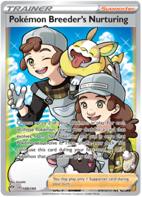 Pokémon Breeder's Nurturing 188 /189 darkness-ablaze-188