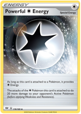 Powerful Colorless Energy 176 /189 darkness-ablaze-176