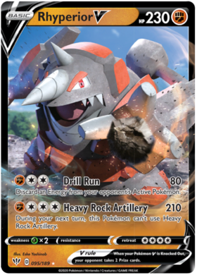 Rhyperior V 95 /189 darkness-ablaze-95