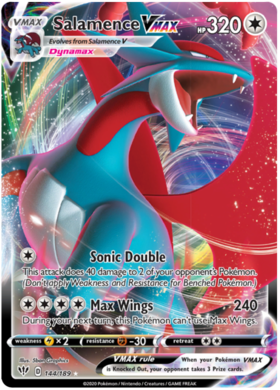 Salamence VMAX 144 /189 darkness-ablaze-144