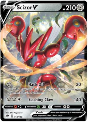 Scizor V 118 /189 darkness-ablaze-118