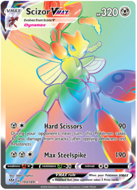 Scizor VMAX 193 /189 darkness-ablaze-193