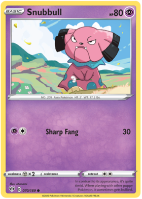 Snubbull 70 /189 darkness-ablaze-70
