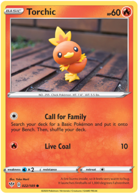 Torchic 22 /189 darkness-ablaze-22