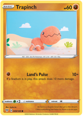 Trapinch 89 /189 darkness-ablaze-89