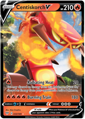 Centiskorch V 33 /189 darkness-ablaze-33