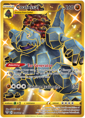 Coalossal 198 /189 darkness-ablaze-198
