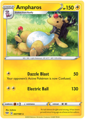Ampharos 57 /189 darkness-ablaze-57