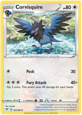 Corvisquire 155 /189 darkness-ablaze-155