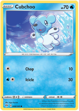 Cubchoo 48 /189 darkness-ablaze-48