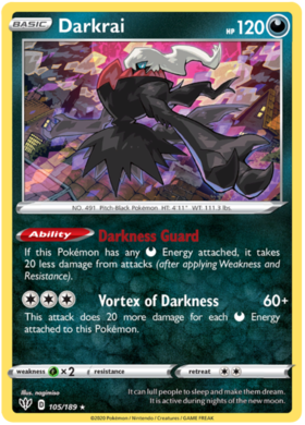 Darkrai 105 /189 darkness-ablaze-105