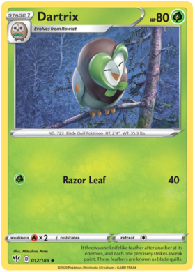 Dartrix 12 /189 darkness-ablaze-12