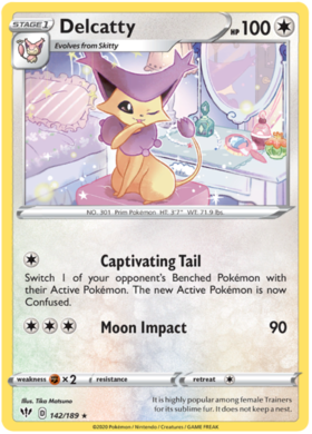Delcatty 142 /189 darkness-ablaze-142