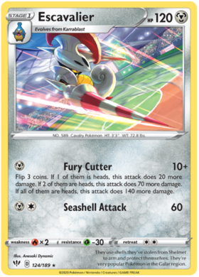 Escavalier 124 /189 darkness-ablaze-124