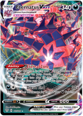 Eternatus VMAX 117 /189 darkness-ablaze-117