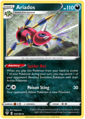 Ariados 103 /189 darkness-ablaze-103
