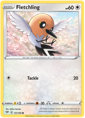 Fletchling 151 /189 darkness-ablaze-151
