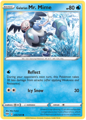 Galarian Mr. Mime 35 /189 darkness-ablaze-35