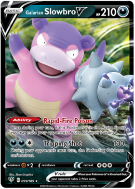 Galarian Slowbro V 99 /189 darkness-ablaze-99