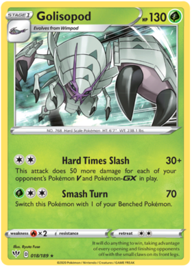 Golisopod 18 /189 darkness-ablaze-18