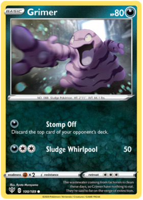 Grimer 100 /189 darkness-ablaze-100