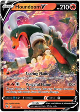 Houndoom V 21 /189 darkness-ablaze-21