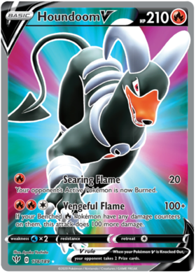 Houndoom V 178 /189 darkness-ablaze-178