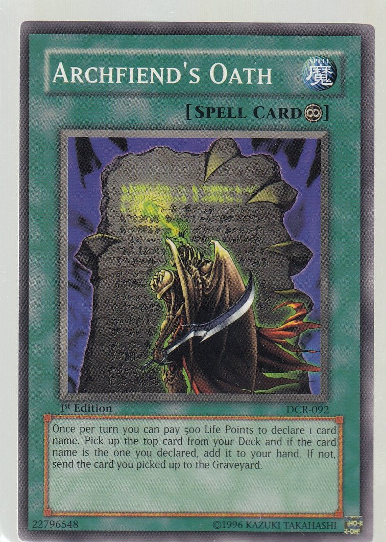 Archfiend's Oath Dark Crisis dcr-092