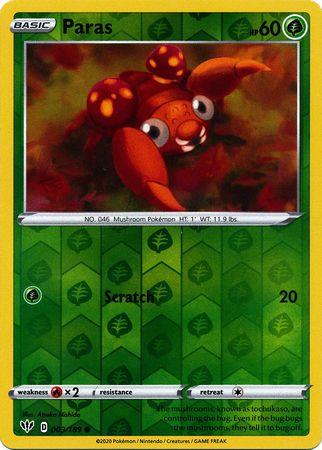 Paras 003/189 Reverse Holo darkness-ablaze-rh-1