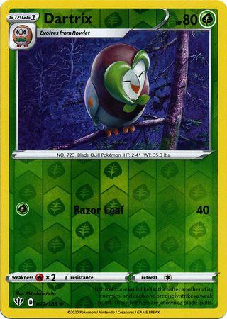 Dartrix 012/189 Reverse Holo darkness-ablaze-rh-10