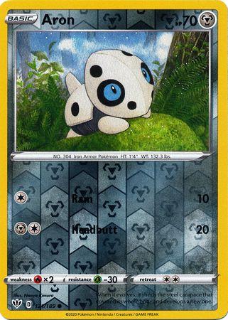 Aron 121/189 Reverse Holo darkness-ablaze-rh-103