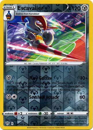 Escavalier 124/189 Reverse Holo darkness-ablaze-rh-106