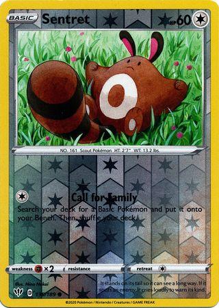 Sentret 135/189 Reverse Holo darkness-ablaze-rh-116