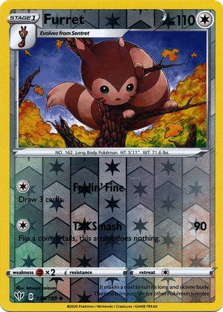 Furret 136/189 Reverse Holo darkness-ablaze-rh-117