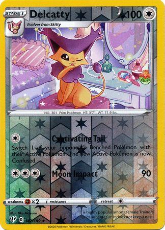 Delcatty 142/189 Reverse Holo darkness-ablaze-rh-123