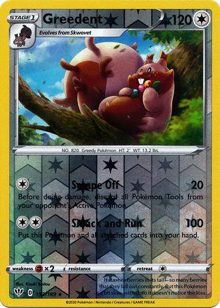 Greedent 153/189 Reverse Holo darkness-ablaze-rh-132
