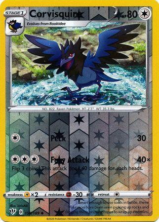 Corvisquire 155/189 Reverse Holo darkness-ablaze-rh-134