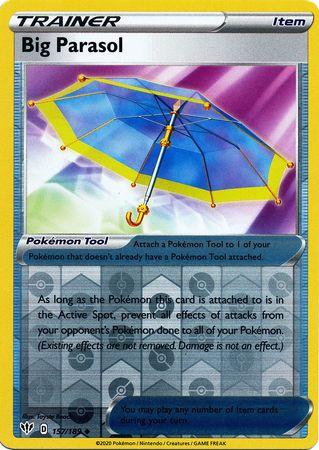 Big Parasol 157/189 Reverse Holo darkness-ablaze-rh-136