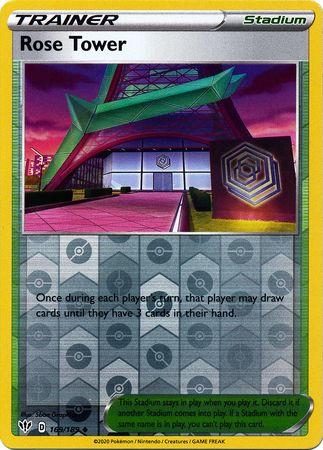 Rose Tower 169/189 Reverse Holo darkness-ablaze-rh-148